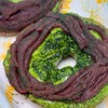 “Matcha Butter Cream Open Faced Bagel Sandwich” (THB290)
