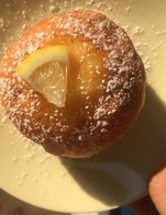New donut bomboloni lemon curd 🍋💛