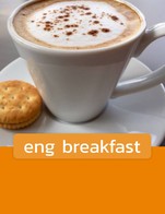 โปรโมชั่น eng breakfast แถม คาปูชิโน่ร้อน, อเมริกาโน่ น้ำผึ้ง ร้อน, มอคค่าร้อน, ลาเต้ร้อน, ชานมลูกครึ่ง (ร้อน), อเมริกาโน่ร้อน, นมร้อน, เอสเปรสโซ่ร้อน, มัคคิอาโต้ร้อน เมื่อสั่งเมนู  จำนวน 1 ที่