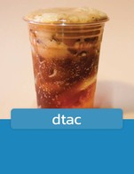 โปรโมชั่น dtac  ลด 5 บาท เมื่อสั่งเมนู AMERICANO, BERRY AMERICANO, LYCHEE AMERICANO, PEACH AMERICANO, KOD CHOC, ATLANTIS, CHOC ORANGE, PROUD, HOT CAFE LATTE, HOT CARAMEL MACCHIATO, HOT MOCHA, LATTE, ROASTED ALMOND LATTE, SALT CARAMEL LATTE, VANILLA MADAKASKA LATTE, MOCHA, CAPPUCCINO, CARAMEL MACCHIATO, DREAM, ESPRESSO, KIWI, LYCHEE, MANDARIN, STRAWBERRY, CHINCHA, GREEN TEA, HOJICHA LATTE, LEMON TEA, MATCHA LEMON TEA, PEACH TEA, Thai Tea, The Yellow, SLASH, COLD BREW White S, COLD BREW Black S, Hot Americano, Hot Espresso, Hot Milk, Hot Matcha Latte, Hot Thai tea, Hot HOJICHA, Hot Chocolate, The Rock, COLD BREW White L, COLD BREW Black L, The Moon, Orange Americano, Matcha Latte, New black americano , New Latte, Hot matcha lemon, Cookie, Brownie, มะขาม, Snackbox, Cookie good health, Tea x-mas, Coffee x-mas, Ice Americano 2020, Hot 2020, Valentino Milk, Valentino Ame, Valentino Fresh, Hot cappuccino, เจลล้างมือ, ค่าส่งเจล, เจลล้างมือหลอดใหญ่, Cold brew concentrate, Coldbrew Ethiopia