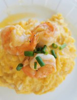 ข้าวไข่ข้นลาวากุ้ง