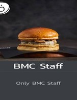 โปรโมชั่น BMC Staff ลด 20 % เมื่อสั่งเมนูในหมวด Promotion, Burger Set Regular, On N Off, Topping, Snack, Sandwich, Mocktails, Burger-junior, Combo Set, Soda, Burger-Regular, Mineral Water, Burger Junior Set