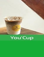 โปรโมชั่น You'Cup ลด 10 บาท เมื่อสั่งเมนูในหมวด Iced Cacao, Hot TEA, Hot Cacao, Refreshment, Special Menu, Hot Coffee, Iced Coffee, bottled, Tea