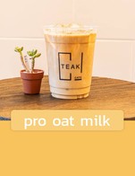 โปรโมชั่น pro oat milk ลด 20 บาท เมื่อสั่งเมนู Kagoshima Matcha, Forest Honey Cafe Latte, Caramel Macchiato, Cafe Latte, Iced Espresso (กาแฟสไตส์ไทย), Cafe Mocha, Black Cocoa, Lava Cocoa