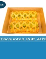 โปรโมชั่น Discounted Puff 40% ลด 40 % เมื่อสั่งเมนู Young Coconut Taro Puff, Yong Coconut khaya Puff, Khaya puff 1 psc, Taro Puff  1 psc, Pineapple puff, Pineapple puff  1 Pcs.-, Curry chicken Puff 1 psc.