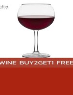 โปรโมชั่น WINE BUY2GET1 FREE แถม  เมื่อสั่งเมนู  จำนวน 2 ที่