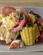 ตำข้าวโพดไข่เค็ม