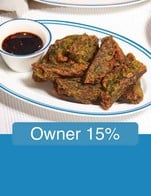 โปรโมชั่น Owner 15% ลด 15 % เมื่อสั่งเมนูในหมวด Extra, Appetizers, Meat and Seafood (To Share), Curry & Tom Yum, Rice Dishes, อาหารเจ, Afternoon tea, Salad & Vegetables, Vegeterian, Noodle & Pasta, Desserts
