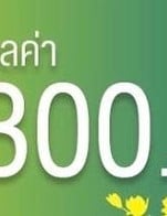 โปรโมชั่น 300 ลด 300 บาท เมื่อสั่งเมนู จำนวน 1 ที่