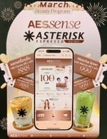 โปรโมชั่น Aessense Clinic ลด 100 % เมื่อสั่งเมนูในหมวด Coffee AESsense Clinic, Non coffee AESsense Clinic