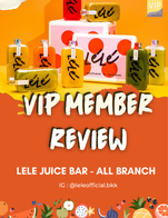 โปรโมชั่น Review & VIP Member ลด 100 % เมื่อสั่งเมนูในหมวด PLAIN SMOOTHIE, BLACKMORES x LeLe, Cold Pressed glass 12 oz, Cold Pressed glass 16 oz, Topping, Super Power 16 oz, SmooThie 12 oz, Yoghurt Smoothie, Protein Series 16 oz, Ice Cream, Magic powder, MATCHA SERIES, Super Power 12 oz, Cold Pressed bottle, Other, water, SmooThie 16 oz