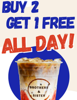 โปรโมชั่น ALL DAY! ซื้อ 2 แถม 1 แถม Honey-Lime Black Coffee, Strawberry Latte, Hojicha Latte, Iced Chocolate, Peach Tea, Tea Set, Hot Matcha Latte, Brothers & Sister, Thai Lemon Tea, Fizzy Yuzu, (12Oz) Hot Latte, Cappuccino, Strawberry Smoothie, Sparkling Orange Coffee, Atlantic Mint, (6Oz) Hot Americano, (6Oz) Hot Cappuccino, Black Tea, Yuzu Matcha, Green Tea, Chamomile Tea, Hot Pink Milk, Earl Grey Tea, Passion Fruit Smoothie, Lychee Smoothie, Iced Green Milk, Mixed Berries Smoothie, Iced Pink Milk, Chrysanthemum Tea, Passion Fruit & Mango Smoothie, (12Oz) Hot Cappuccino, (6Oz) Hot Latte, Sparkling Black Coffee, Americano, Red Lime Soda, Ceylon Tea, Chocolate Black Forest, Thai Black Tea, Green Lime Soda, Caramel Macchiato, Honey-Lime, Honey-Lime Soda, Mocha, Iced Fresh Milk, Hojicha Honey Lemon, (6Oz) Hot Caramel Macchiato, (12Oz) Hot Mocha, Signature D.C., Atlantic Mint Frappe, Hot Fresh Milk, Pink Lemonade, Oolong Tea, Matcha Honey Lemon, Matcha Latte, (6Oz) Hot Mocha, (12Oz) Hot Caramel Macchiato, (12Oz) Hot Americano, Thai Milk Tea, Pure Matcha, Mango Smoothie, Espresso, Yuzu Americano, Latte, Hot Chocolate เมื่อสั่งเมนู จำนวน 2 ที่