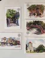 โปรโมชั่น Velodome Postcard Set ลด 15 บาท เมื่อสั่งเมนู  จำนวน 5 ที่