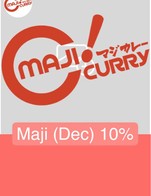 โปรโมชั่น Maji (Dec) 10% ลด 10 % เมื่อสั่งเมนู Beef Curry, Beef Shabu, Beef , Beef Shabu Curry, Chicken Cutlet Cheese Curry, Karaage Side dish, Pork Cutlet Cheese Curry , Hamburg Cheese Curry , Pork Cutlet Curry, Chicken Cutlet Curry, Karaage Curry (ไก่ทอด), Chicken Curry (ไก่ตุ๋น), Fried Prawn (2Pieces) Curry, Hamburg Curry, Hamburg + Egg (Sunny Side up) Curry, Pork Cutlet + Hamburg + Beef Shabu Curry, Salmon Cutlet Curry, Cream Croquette (2Pieces) Curry, Sausage Curry, Eggplant Curry, Spinach Curry, Vegetables Curry, Vegetables+ Pork Cutlet Curry, Vegetables + Hamburg Curry, Omelet Curry, Omelet Pork Cutlet Curry , Beef Omelet Curry, Omelet Prawn(2pcs) Curry, Omelet Hamburg Curry, Karaage & Fries, Salad Chicken Cutlet , French Fries , Salad Karaage , Green Salad , Salad Pork Cutlet , Potato Coleslaw Salad , Tuna Salad , Lassi, Asahi Bottle, Calpis, Hot Green Tea, Ice Green Tea , Ice Milk Tea , Coca Cola, Coke Zero, Ice Tea, Oolong Tea, Soda, Yuzu Sherbet, Tea Pudding, Cheese Sauce , Chicken (ไก่ตุ๋น), Cream Croquette , Eggplant, Topping Karaage , Chicken Cutlet, Fried Prawn, Hamburg, Omelet , Pork Cutlet , Salmon Cutlet , Sausage , Spinach, Vegetables, Customize Your, Bottled Water , Calpis Soda, Yuzu Drink , Yuzu Soda, Chicken Cutlets , Pork Cutlets , Salom Cutlet , Cream Croquette , Karaage Topping, Take away, Kamifuku, Fried Onion, Pickled Purple, Extra Curry (90g), Extra Curry (180g), Extra Rice (100g), Set A (Potato Salad), Set B (Tuna Salad), Set C (Green Salad), Egg( sunny side up), Spicy 2, Spicy 3, Spicy 5, Spicy 10, Oysters Curry, +Add lassi Strawberry, +Add lassi mango, +Add lassi plain, Lassi Strawberry, Lassi Mango, Lassi Piain, +Add Sherbet, Oysters Topping(1 piece), Tonteki Curry, Tonteki Topping, Lassi Plain (Mom day), Lassi Mango(Mom Day), Lassi strawberry(Mom Day), Gaprao Beef+Egg, Plain Chicken Curry (M), Plain Beef Curry (M)