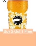 โปรโมชั่น Buy 2 Get 1 Free แถม Erdinger Weissbier 1 L., Goose Island Ipa, Punk IPA (Pint), Goose Island Half Pint., Erdinger Weissbier Pint เมื่อสั่งเมนู  จำนวน 2 ที่