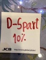 โปรโมชั่น D-Spart 10%  ลด 10 % เมื่อสั่งเมนูในหมวด Salad & Soup, Wine, Desserts, Topping , Kids, Meat & Fish, Gratin, GOLF ALCOHOL+SOFT DRINK,  PLATE SET, Hamburg Steak, Add Food, Spaghetti, Tonkatsu, Omu Rice, A LA CARTE, MENU SET Lunch, Original Curry, special, counter, ALCOHOL