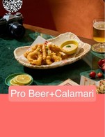 โปรโมชั่น Pro Beer+Calamari ลด 21 บาท เมื่อสั่งเมนู  จำนวน 2 ที่