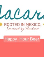 โปรโมชั่น Happy  Hour Beer แถม Chang (H/H), Asahi(H/H), Singha (H/H), Heineken (H/H) เมื่อสั่งเมนู  จำนวน 2 ที่