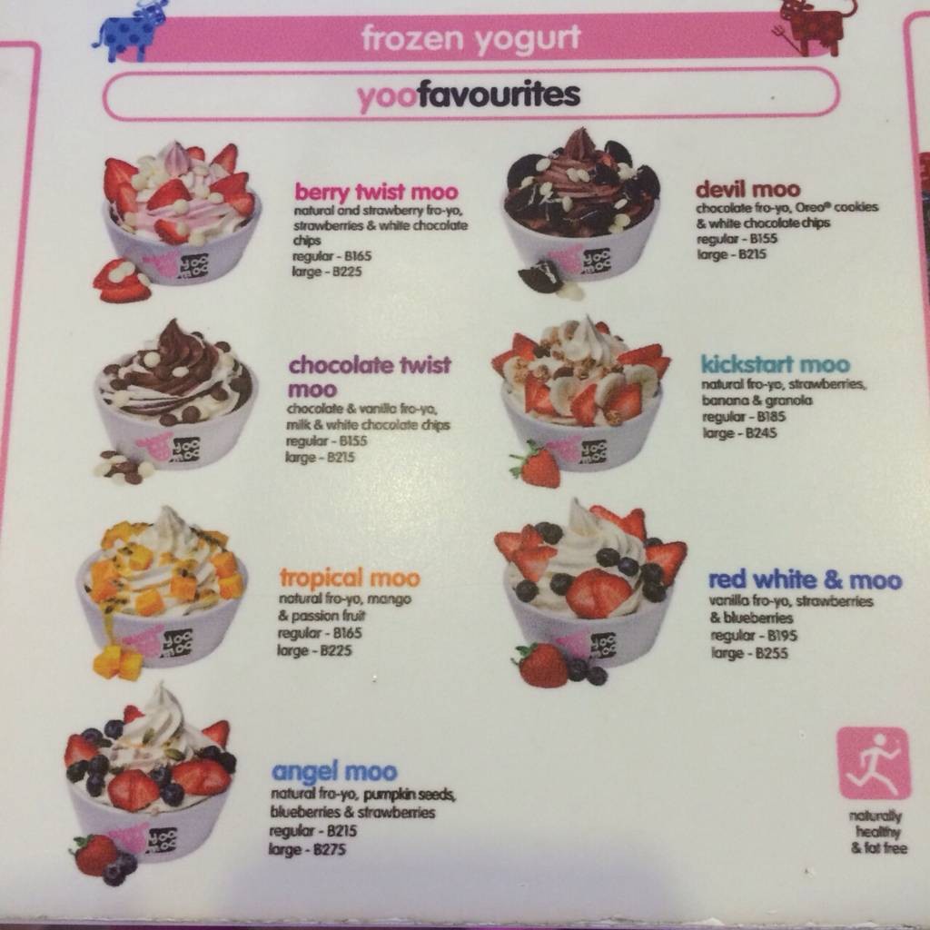 รูป Yoomoo frozen yogurt สยามพารากอน Wongnai