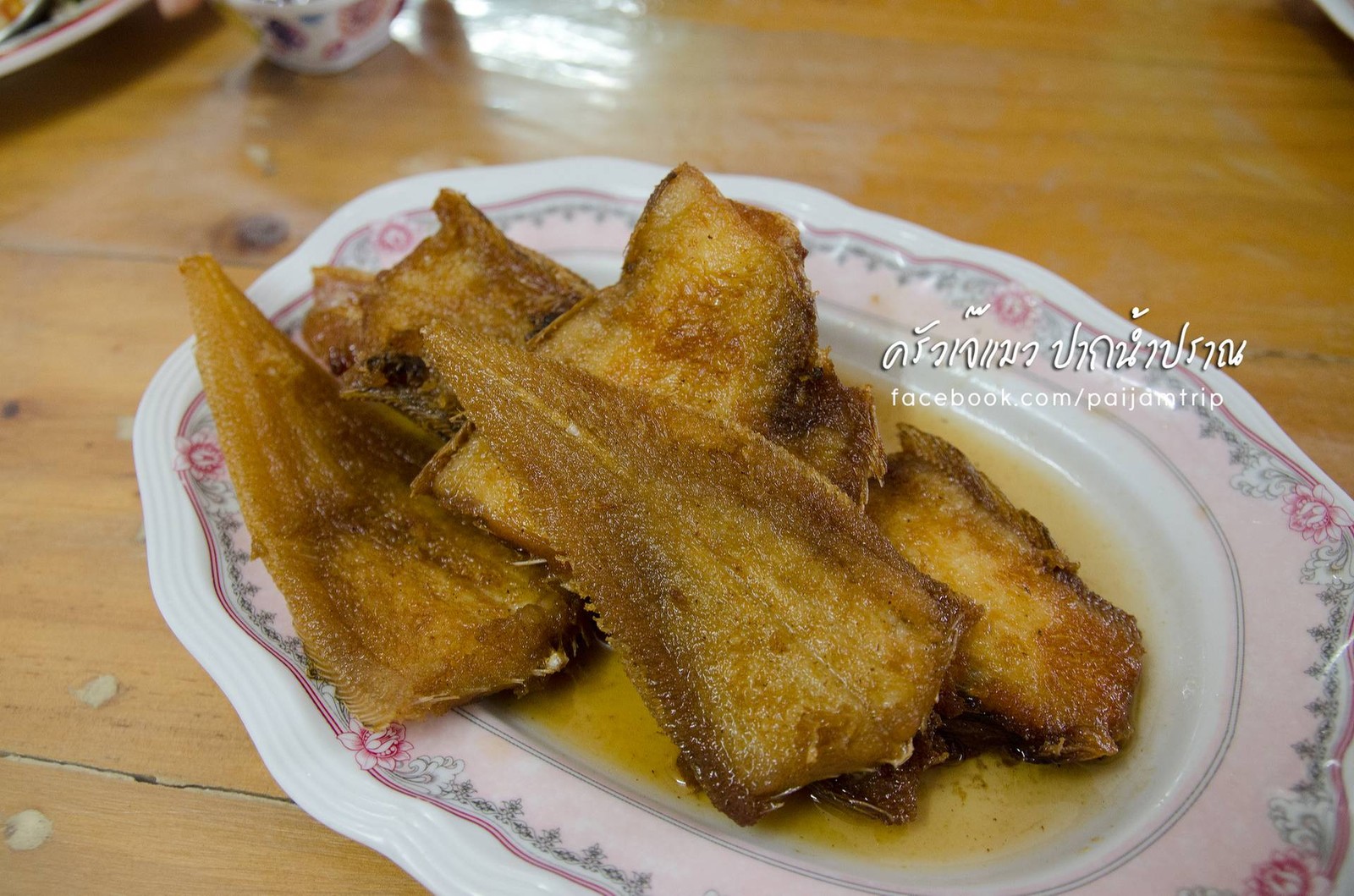ปลาลิ้นหมาทอดน้ำปลา • ปลาลิ้นหมาทอดน้ำปลา ร้าน ครัวเจ๊แมว ...