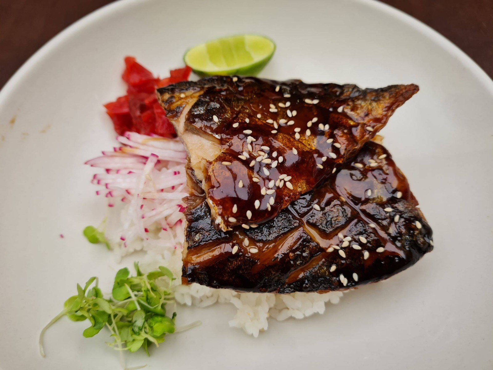 Saba Terriyaki Rice ร้าน NICO NICO - Wongnai