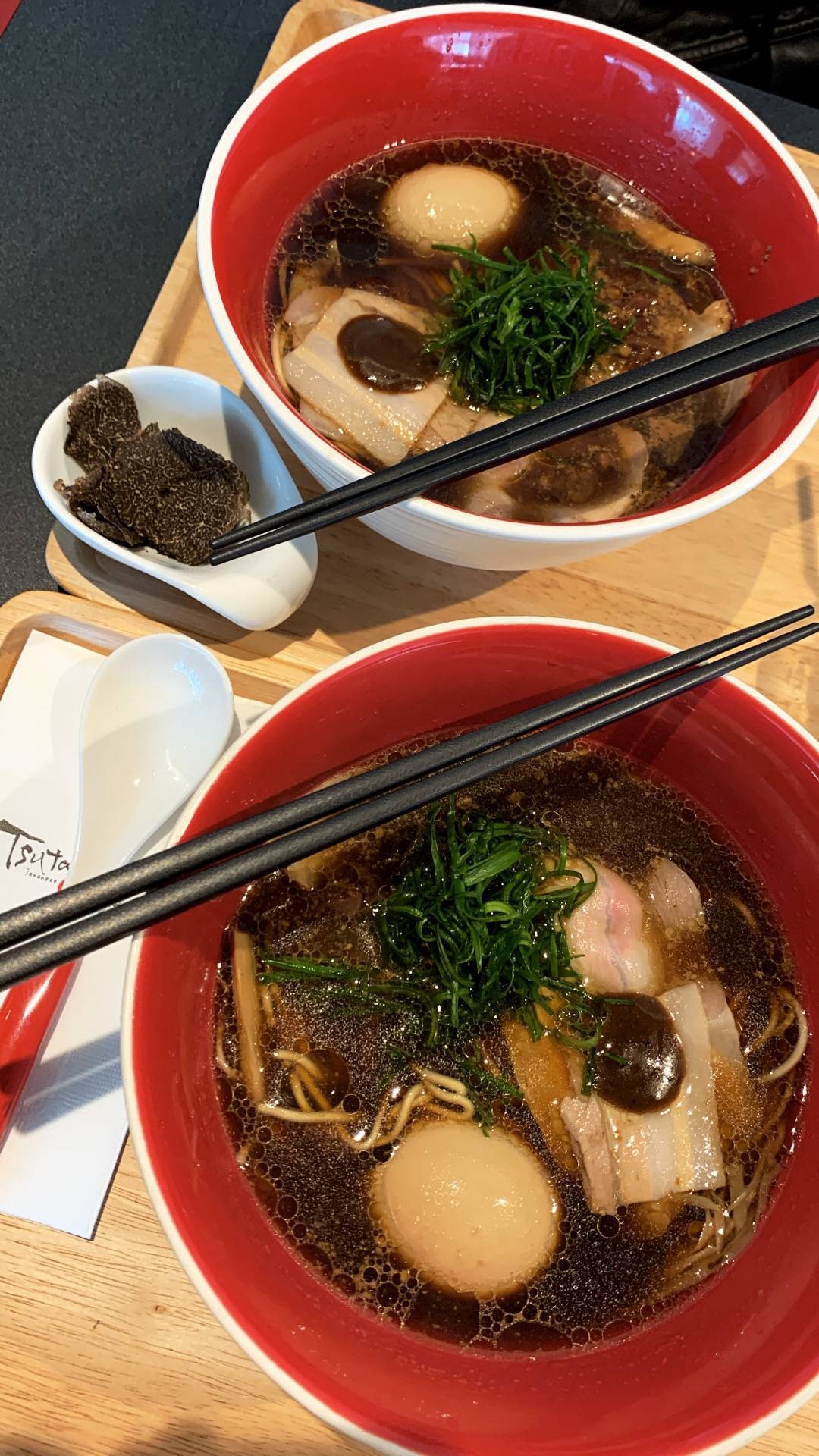 รูป Tsuta Japanese Soba Noodle Michelin Starred Ramen ซึตะ ราเมง