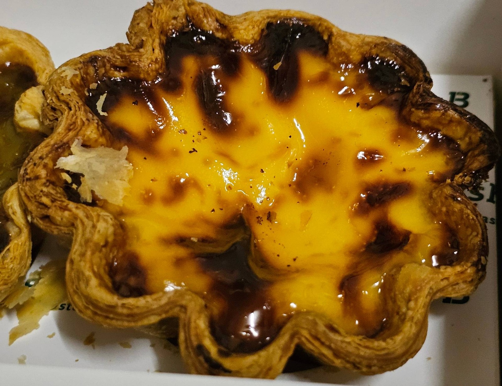 ทาร์ตไข่นโปเลียน ร้าน Hashtag B