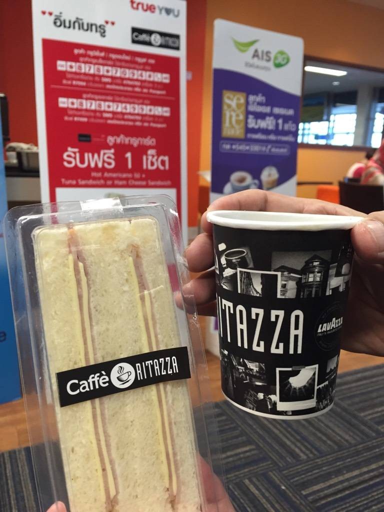 รวมร้านสาขาของ Caffe Ritazza (คาเฟ่ ริทาซซ่า) ร้านกาแฟ/ชา Wongnai