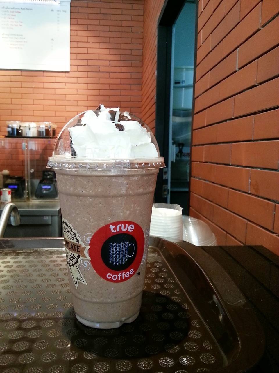 Chocolatte Classique Twist ร้าน True Coffee จุฬาลงกรณ์มหาวิทยาลัย