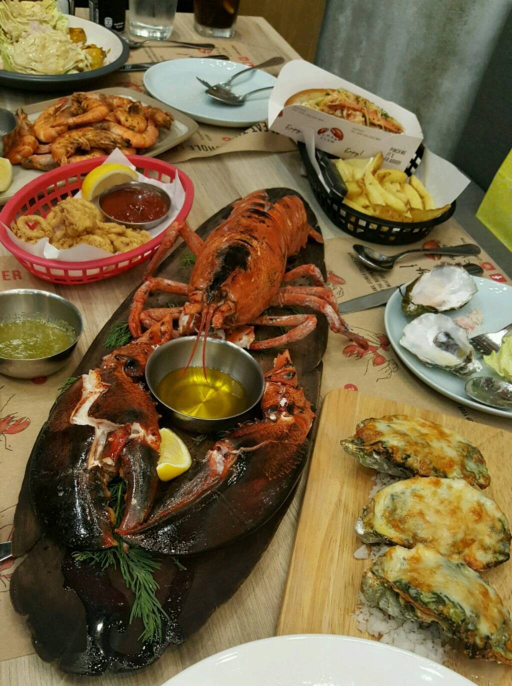 รีวิว Crab and Claw The EmQuartier Lobster ตัวใหญ่มากกกกกก