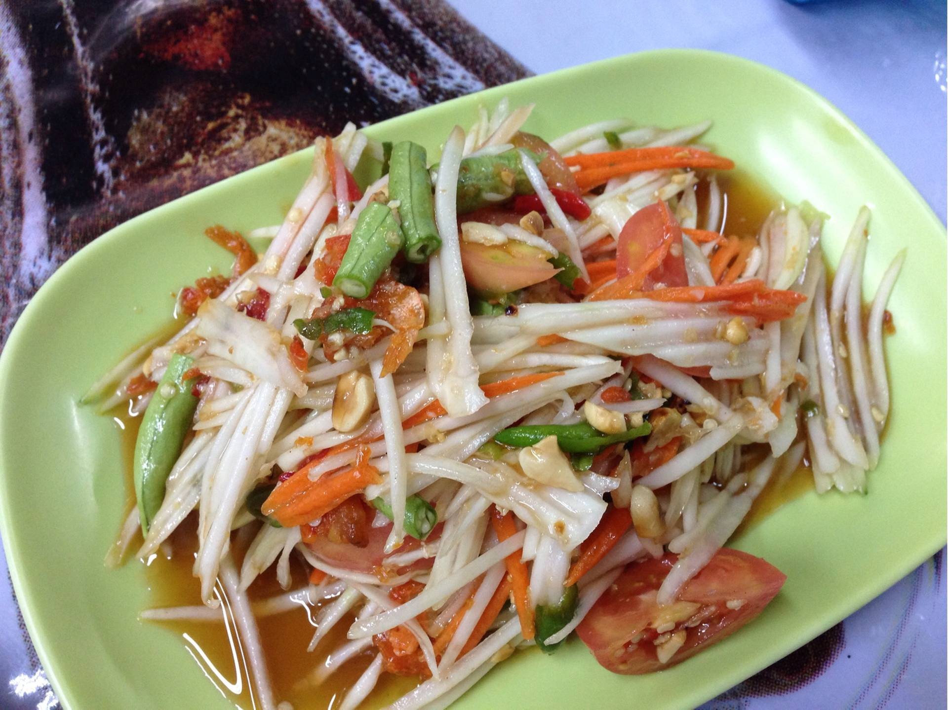 ส้มตำไทย ร้าน ส้มตำ เจ้ปุ้ย