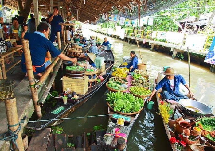 ร้านอาหาร ยอดนิยม ใน ตลาดน้ำคลองลัดมะยม