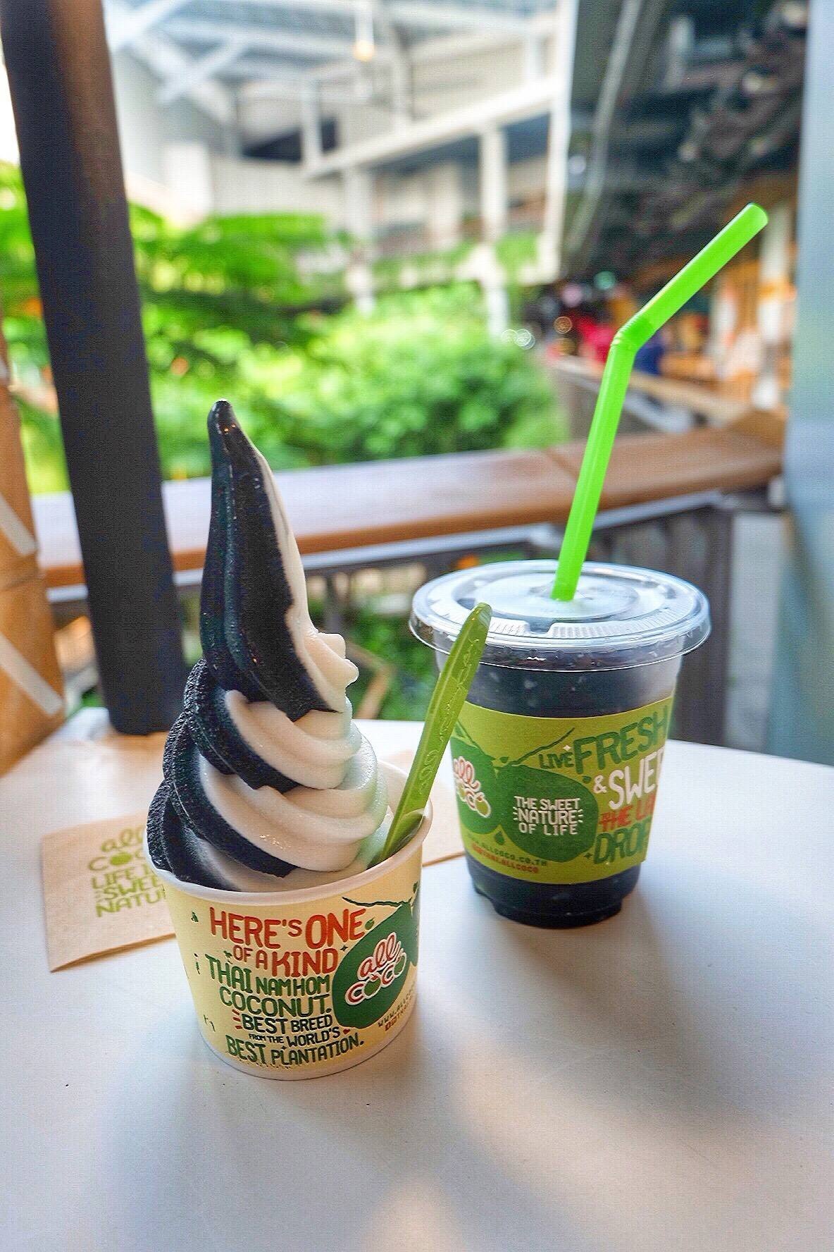 Coco Soft Icecream • +Coco Ice Slushy ร้าน All Coco เดอะมอลล์บางแค