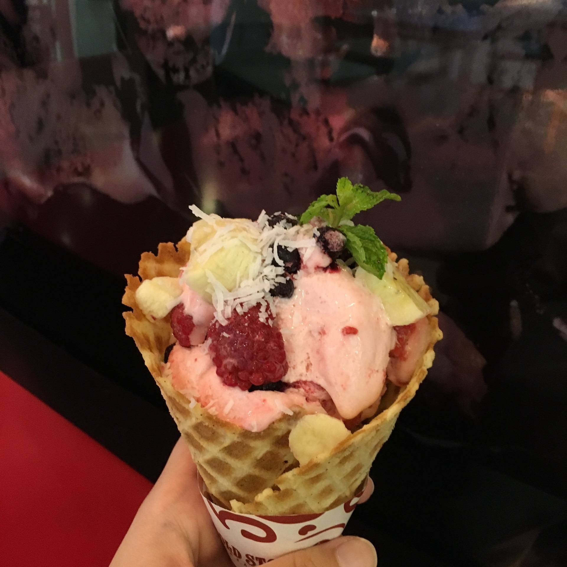 รีวิว Cold Stone Creamery เซ็นทรัลเวิลด์ - ไอศครีมเจเอาใจคนกินเจ