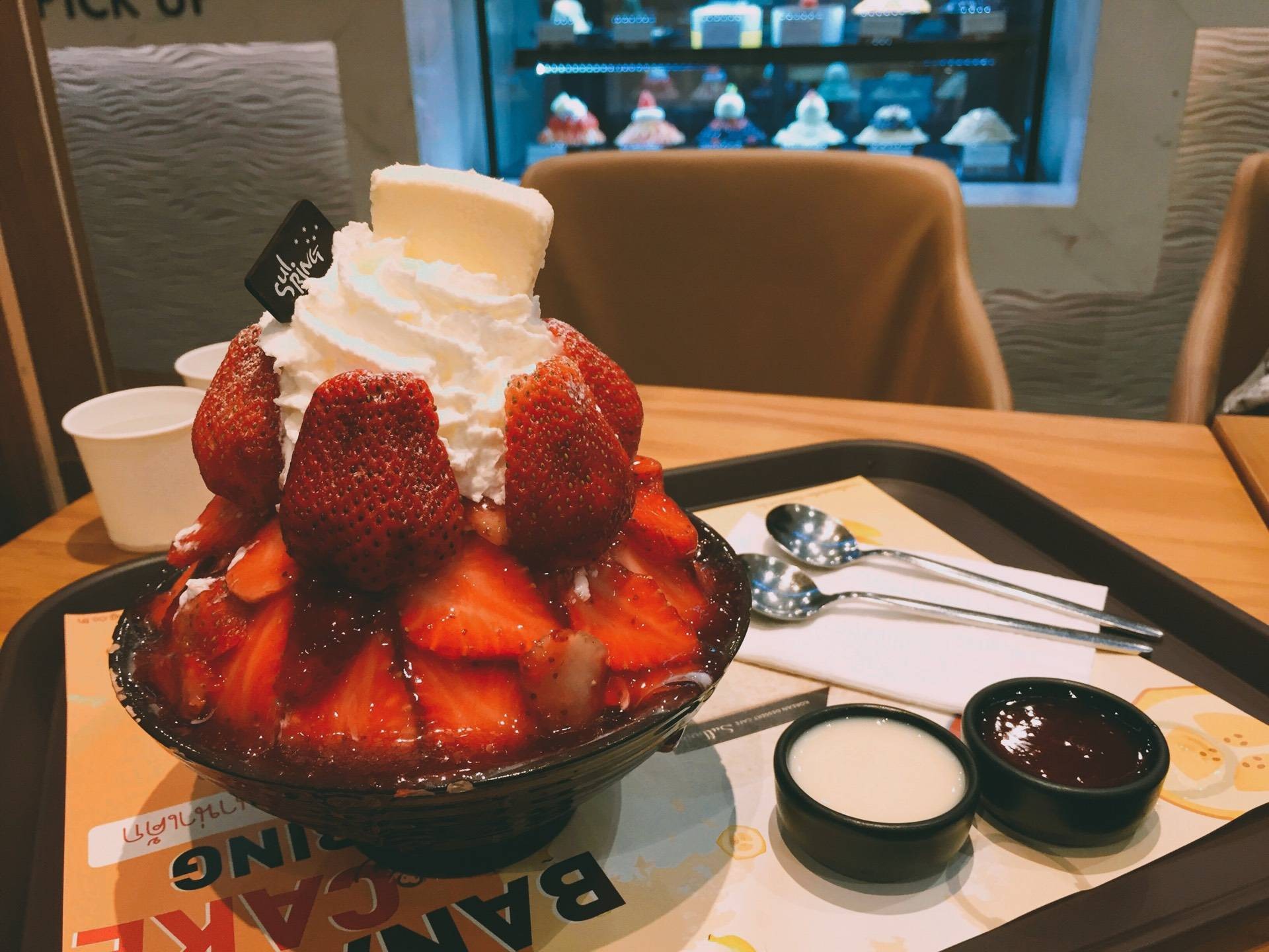 รีวิว Sulbing Korean Dessert Cafe central plaza westgate มันจะเย็นนโ