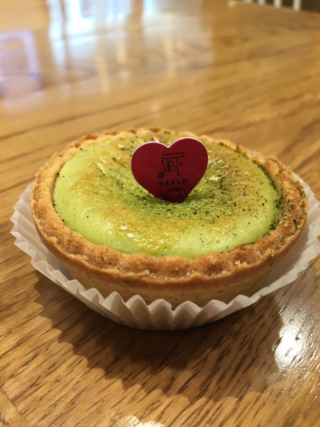 Mini Matcha Cheese Tart ร้าน PABLO Cheese Tart สยามพารากอน Mini Matcha Cheese Tart ร้าน PABLO Cheese Tart สยามพารากอน