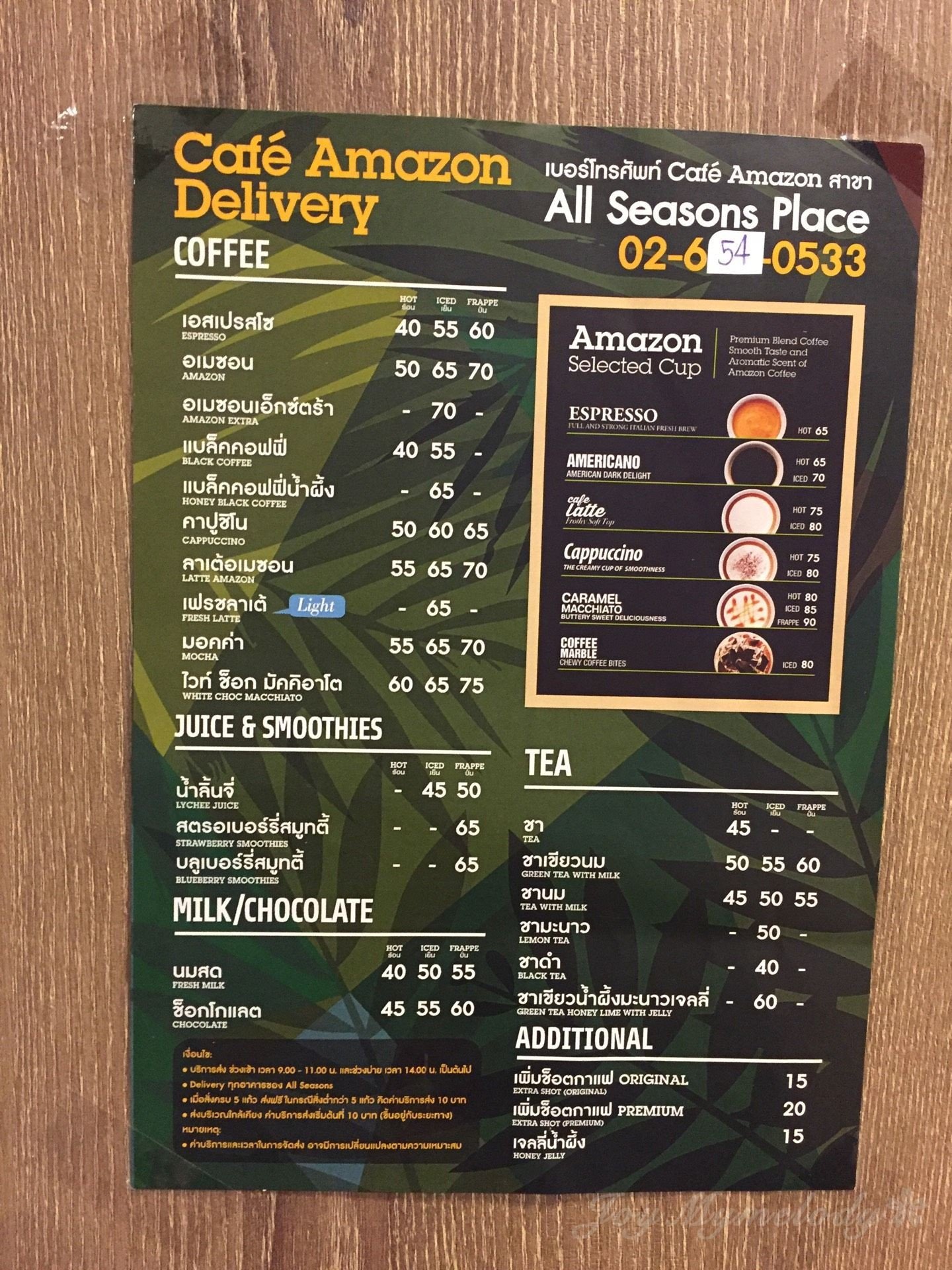 รูป Café Amazon SD1533 อาคาร All Seasons Place (CRC)