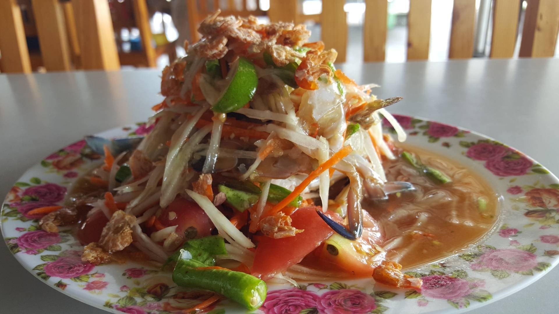 ส้มตำปูม้า ร้าน หมูหันนายวัง - Wongnai