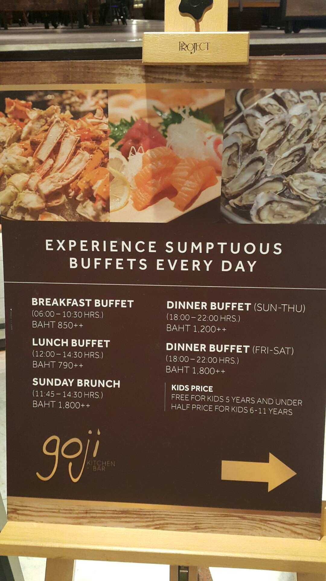 ร ป Goji Kitchen Bar Bangkok Marriott Marquis Queen S Park Wongnai