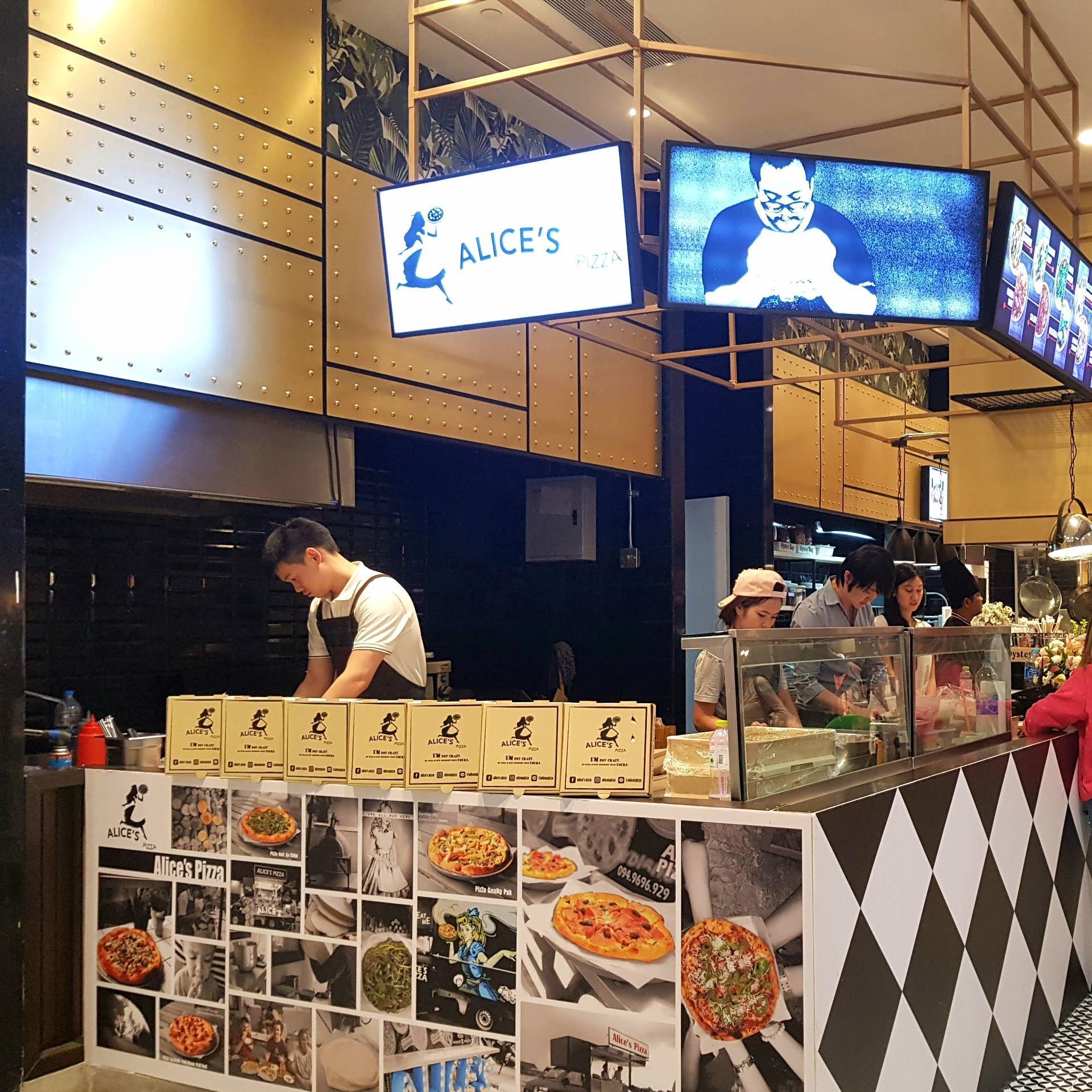 รีวิว Alice's Pizza Emquartier พิซซ่ากระเฉด มาเยือน Emquartier ละจ้าาา
