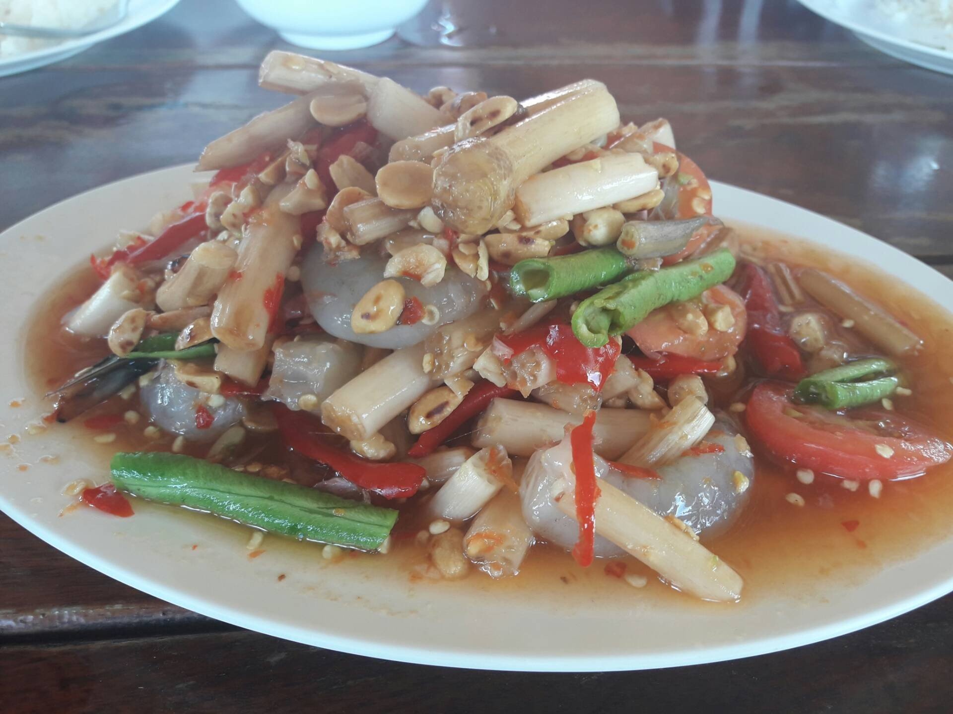 เมนูของร้าน ครัวจามจุรี อาหารป่า