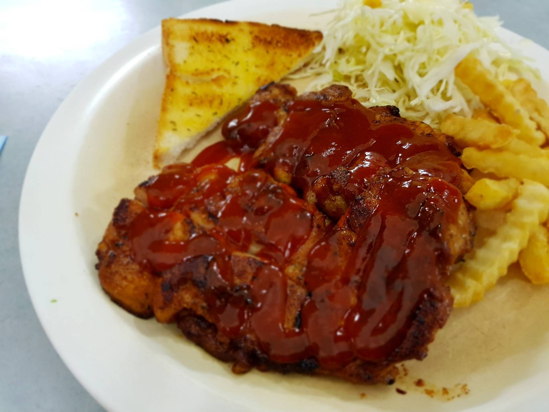 สเต็กไก่สไปซี่ ร้าน Sam Steak and More ม.กรุงเทพ รังสิต (ซอยรังสิตภิรมย์) Wongnai