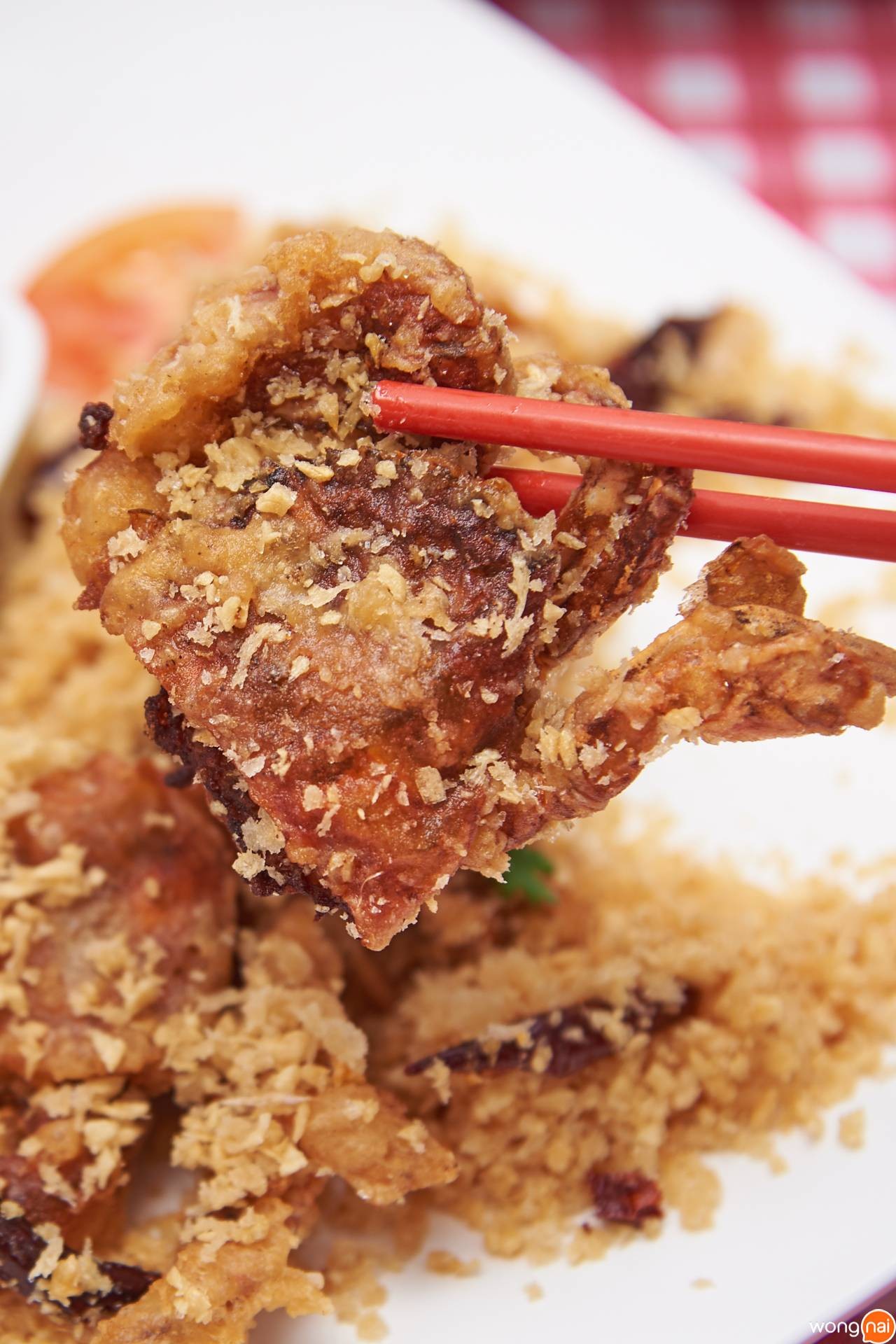 ปูนิ่มผัดพริกเกลือฮ่องกง ของ ร้าน คิวทอง คิทเช่น