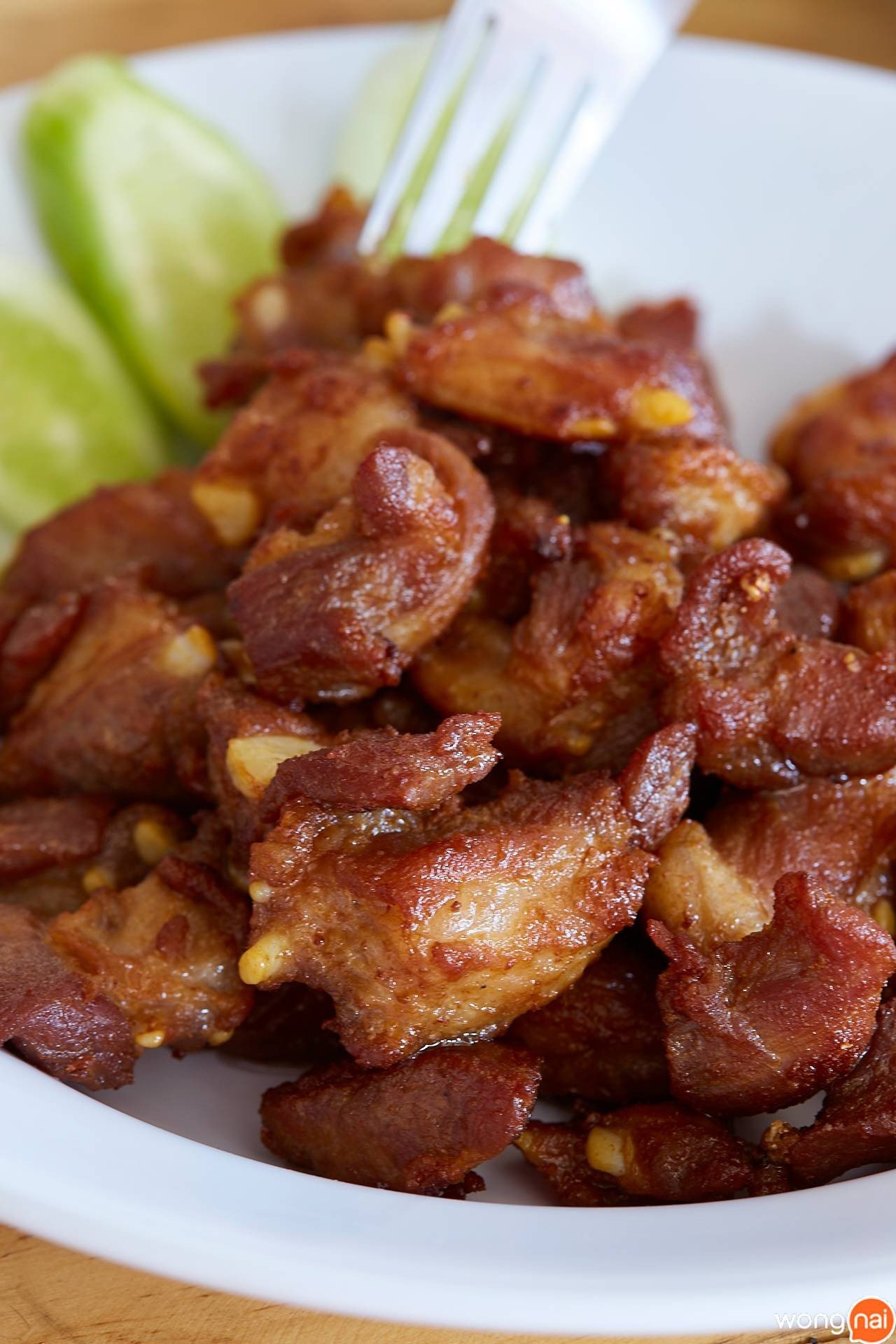 ซี่โครงหมูทอดเกลือ ร้าน หมูทอด BunBun