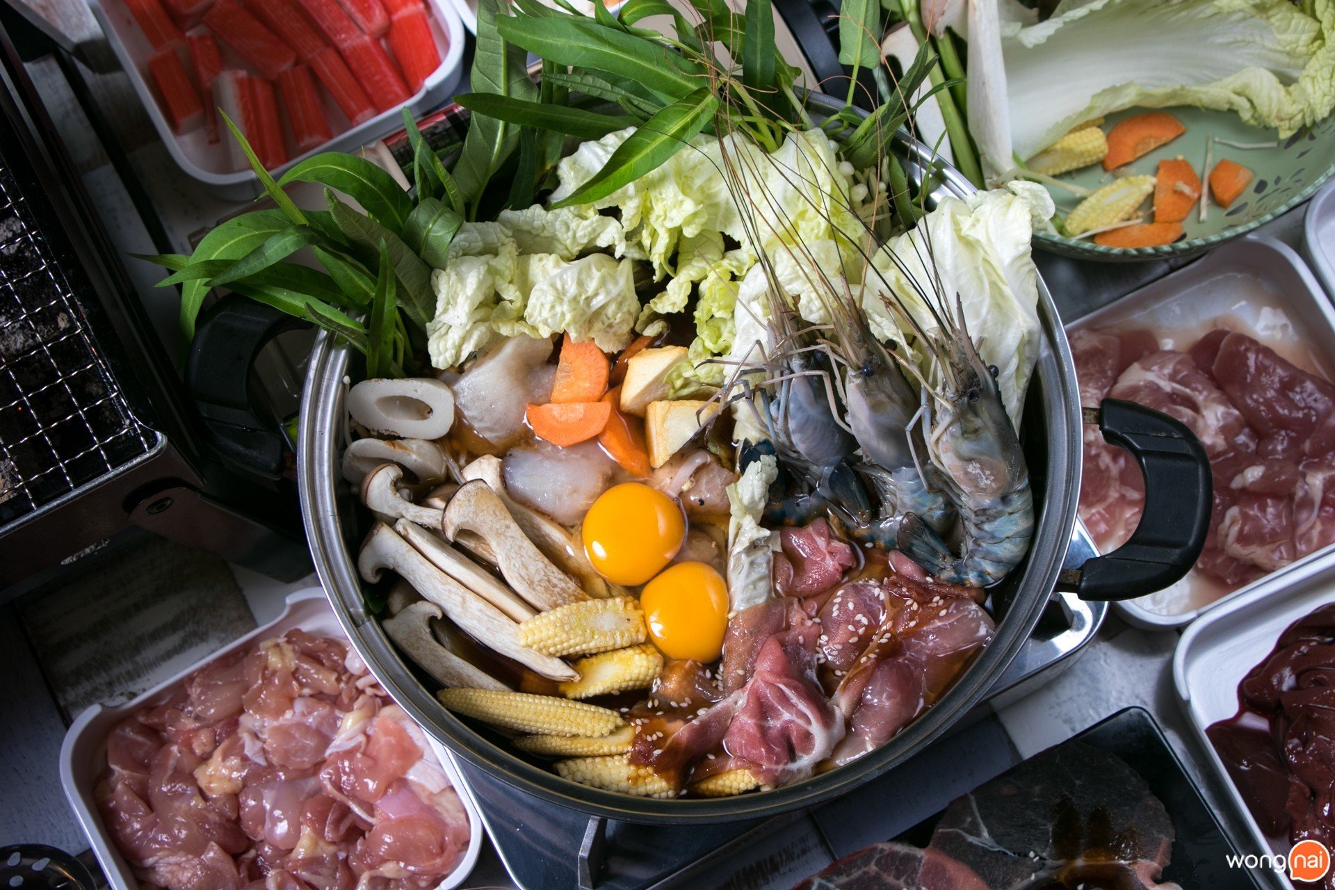 ชุดชาบู ร้าน de grill & shabu bar เชียงใหม่