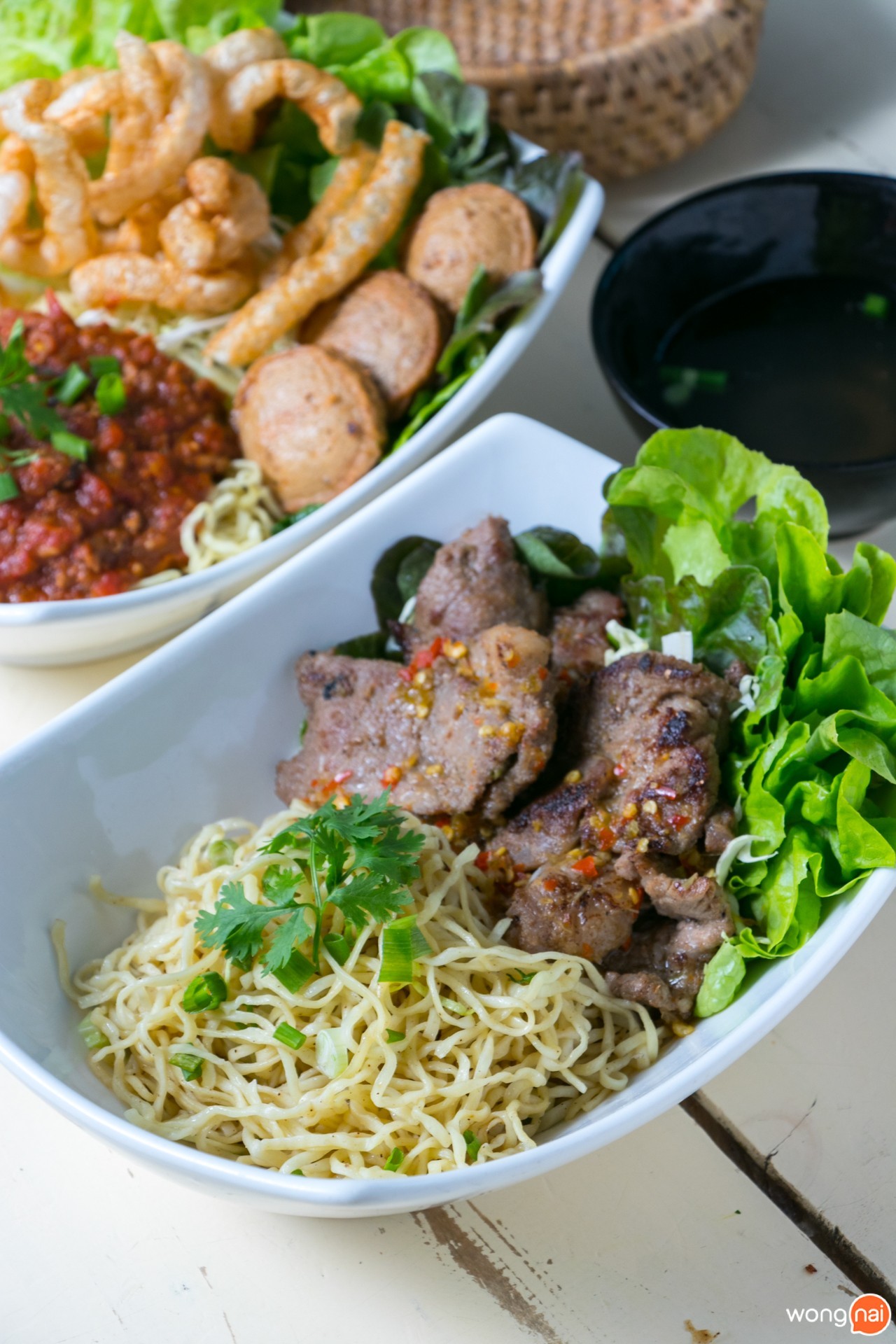 เมนู บะหมี่หมูย่าง ร้าน Zood zood นิมมาน เชียงใหม่