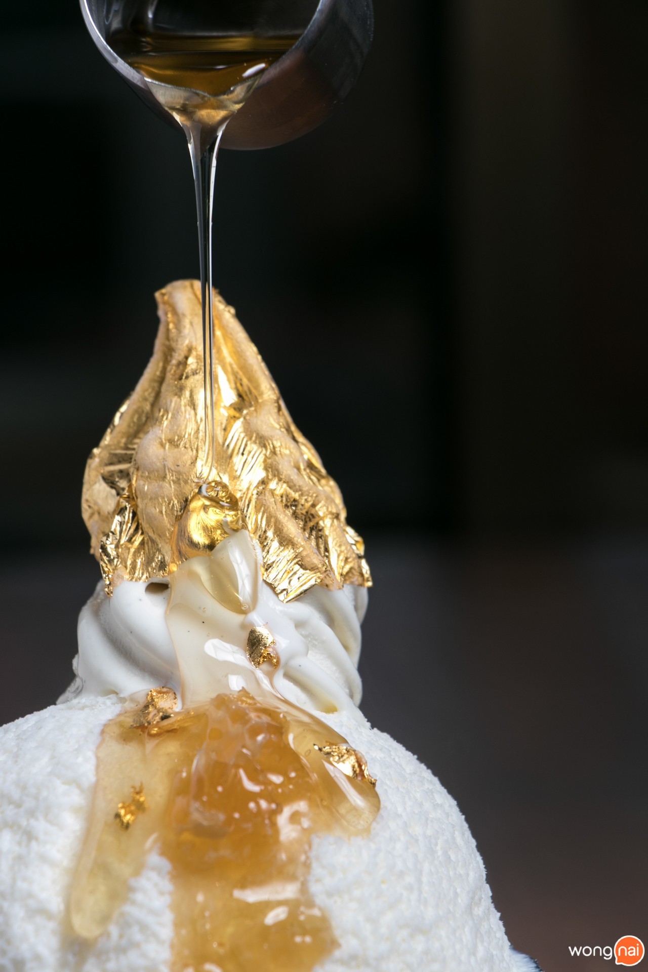เมนู The Golden Kakigori ร้าน Sofuto Cream เชียงใหม่