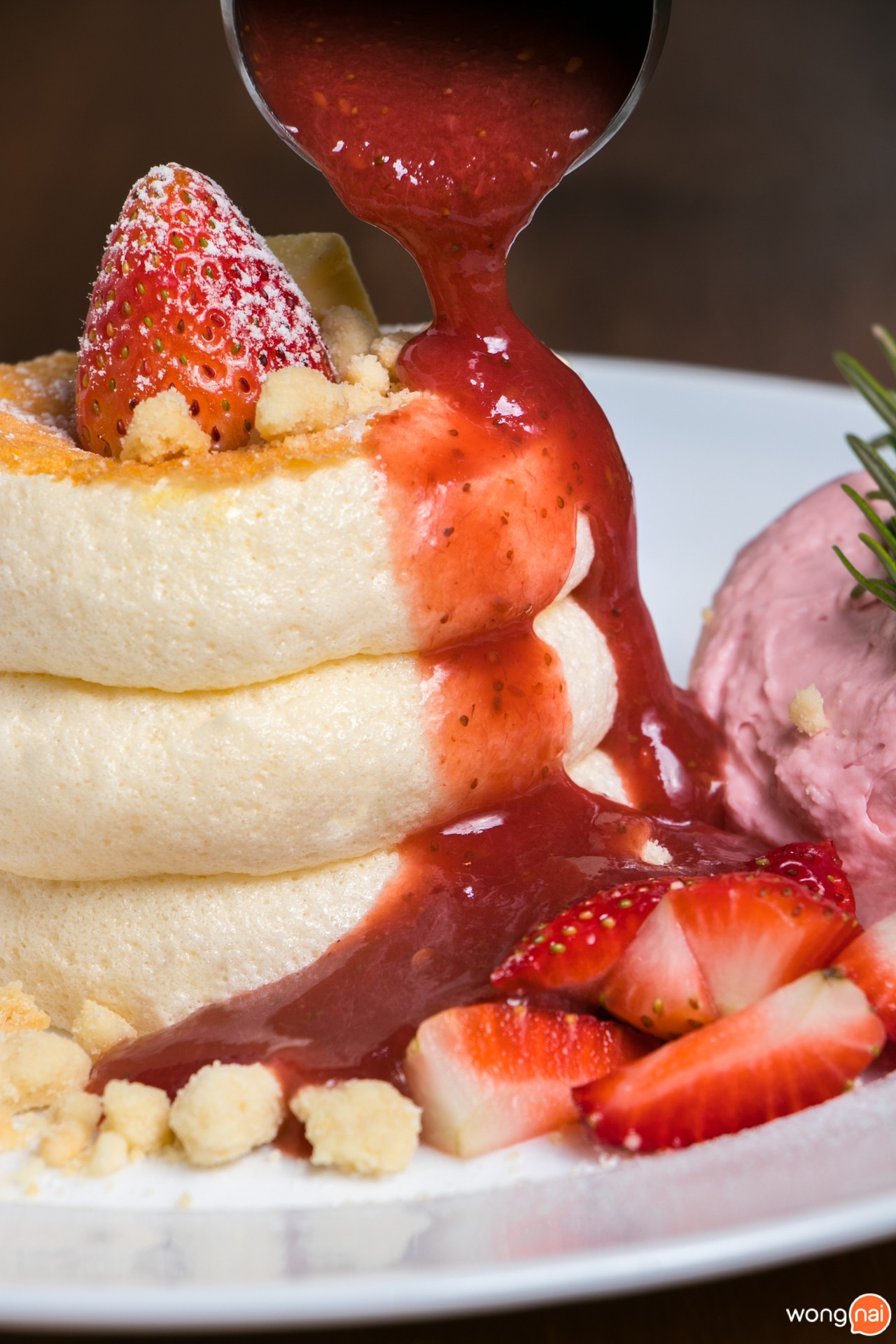 เมนู Kumo Pancake Souffle’ ร้าน Sofuto Cream เชียงใหม่