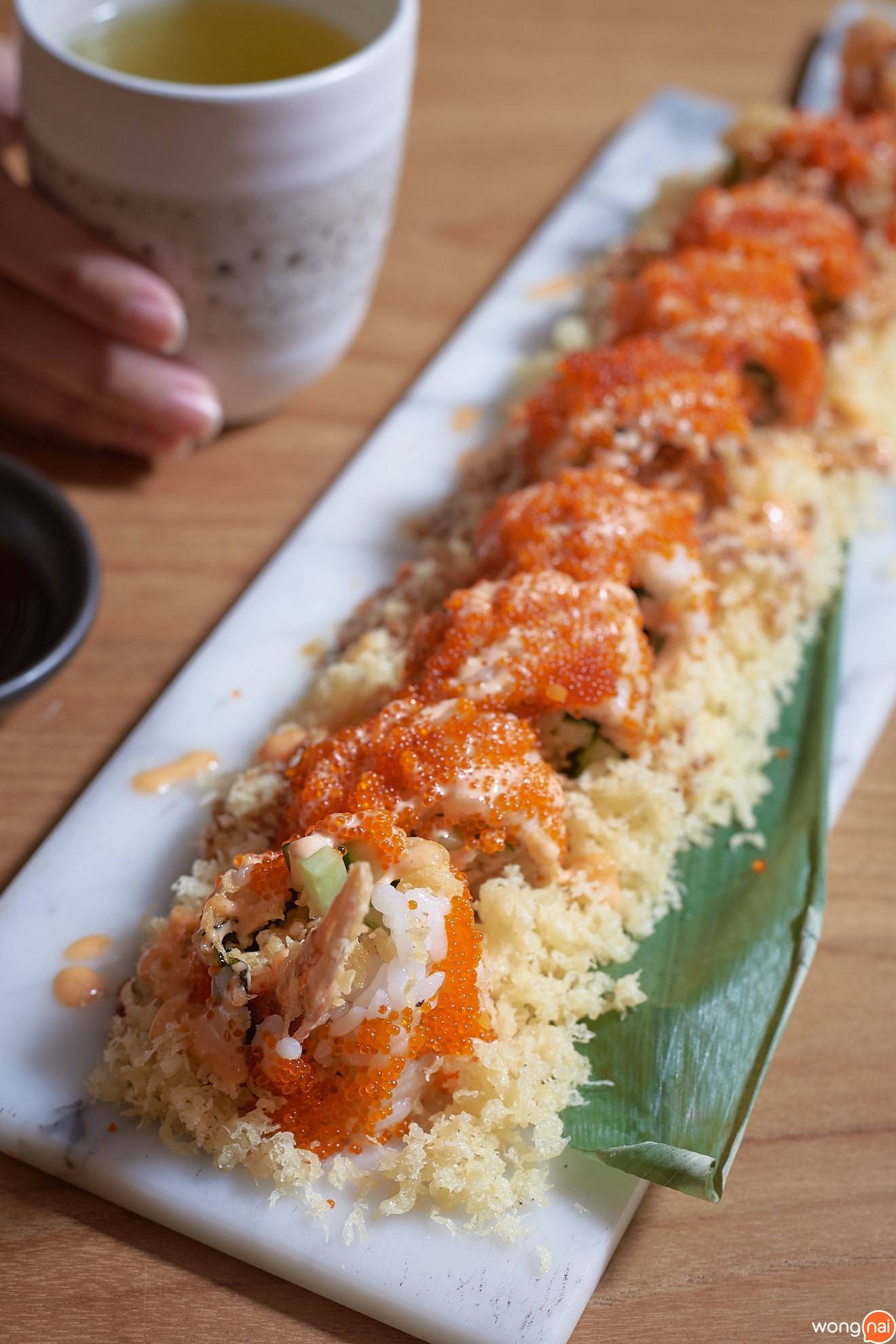 “Seki Spider Roll” ของร้าน Sushi Seki