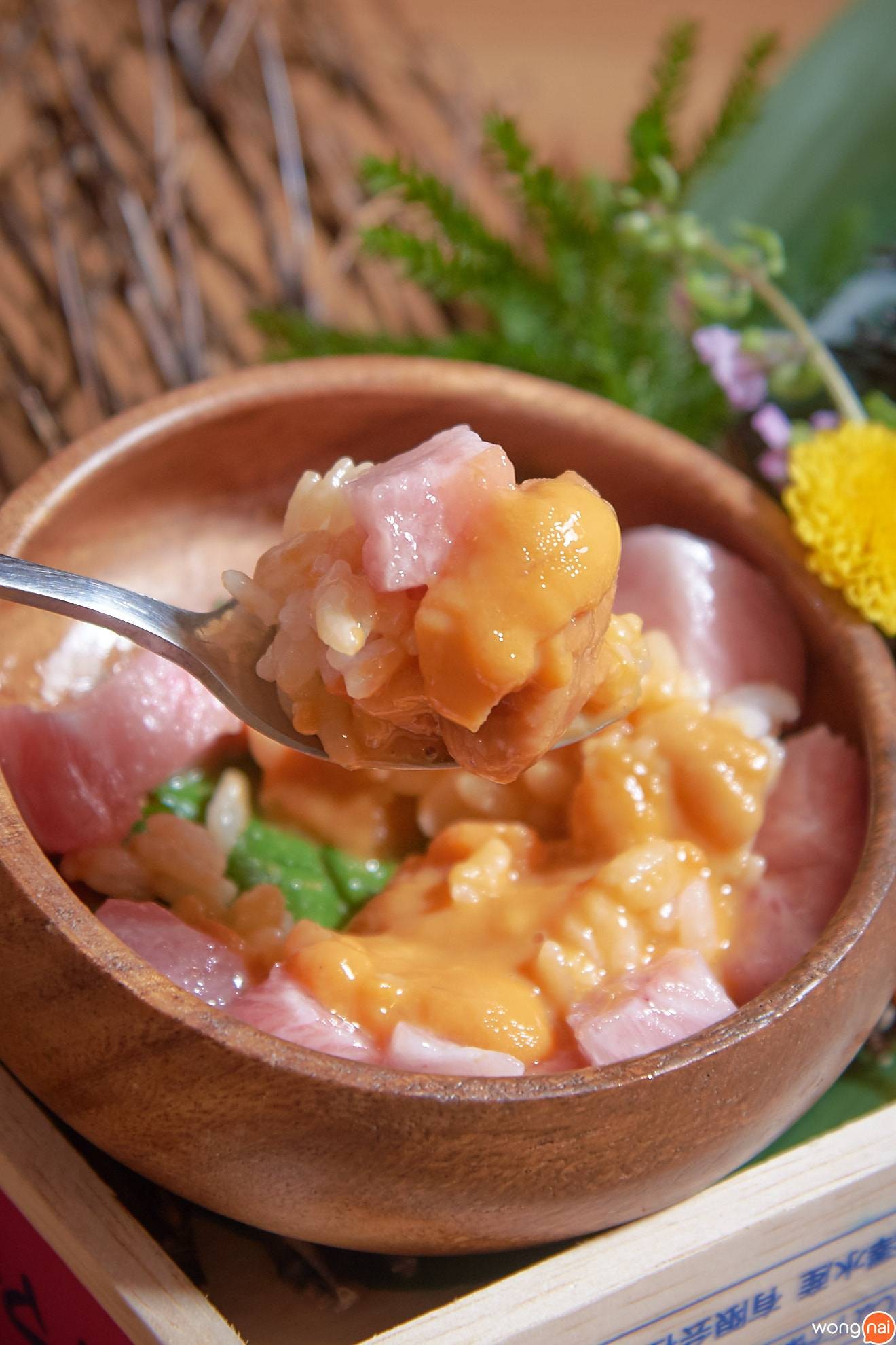 “ข้าวคลุก Uni-Otoro” ของร้าน Sushi Seki